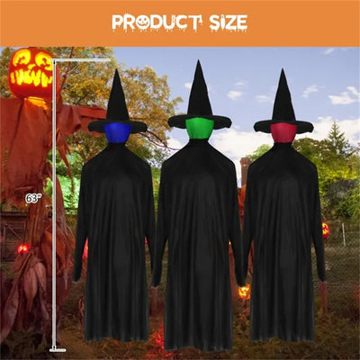 Haunted 63″ Witch with LED Lights & Sound - Kamykart